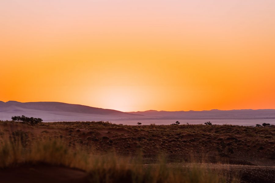 Farbenspiel Sunset Namibia